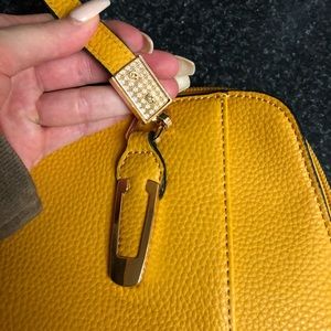 Mustard yellow purse never used